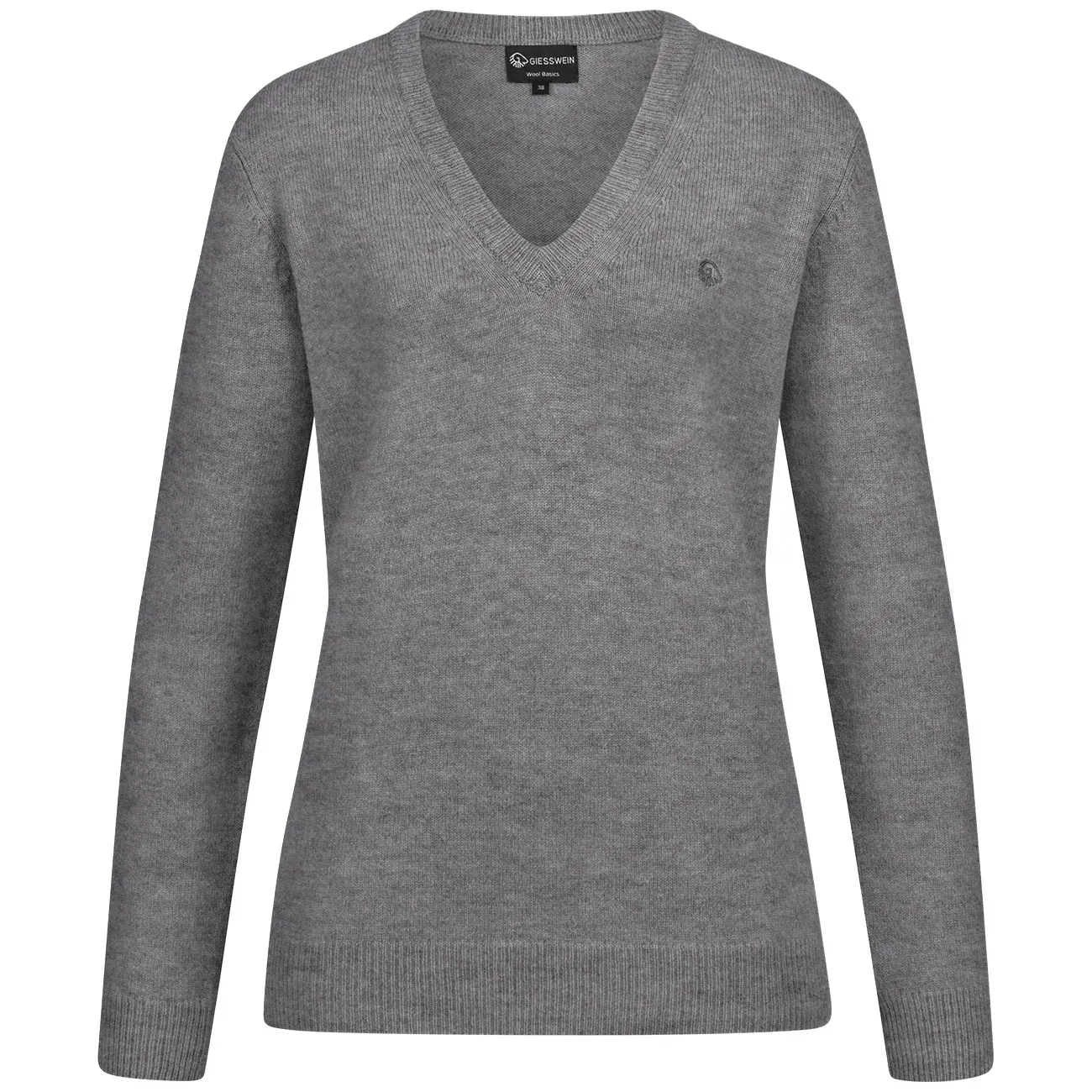 wool v neck pullover for women