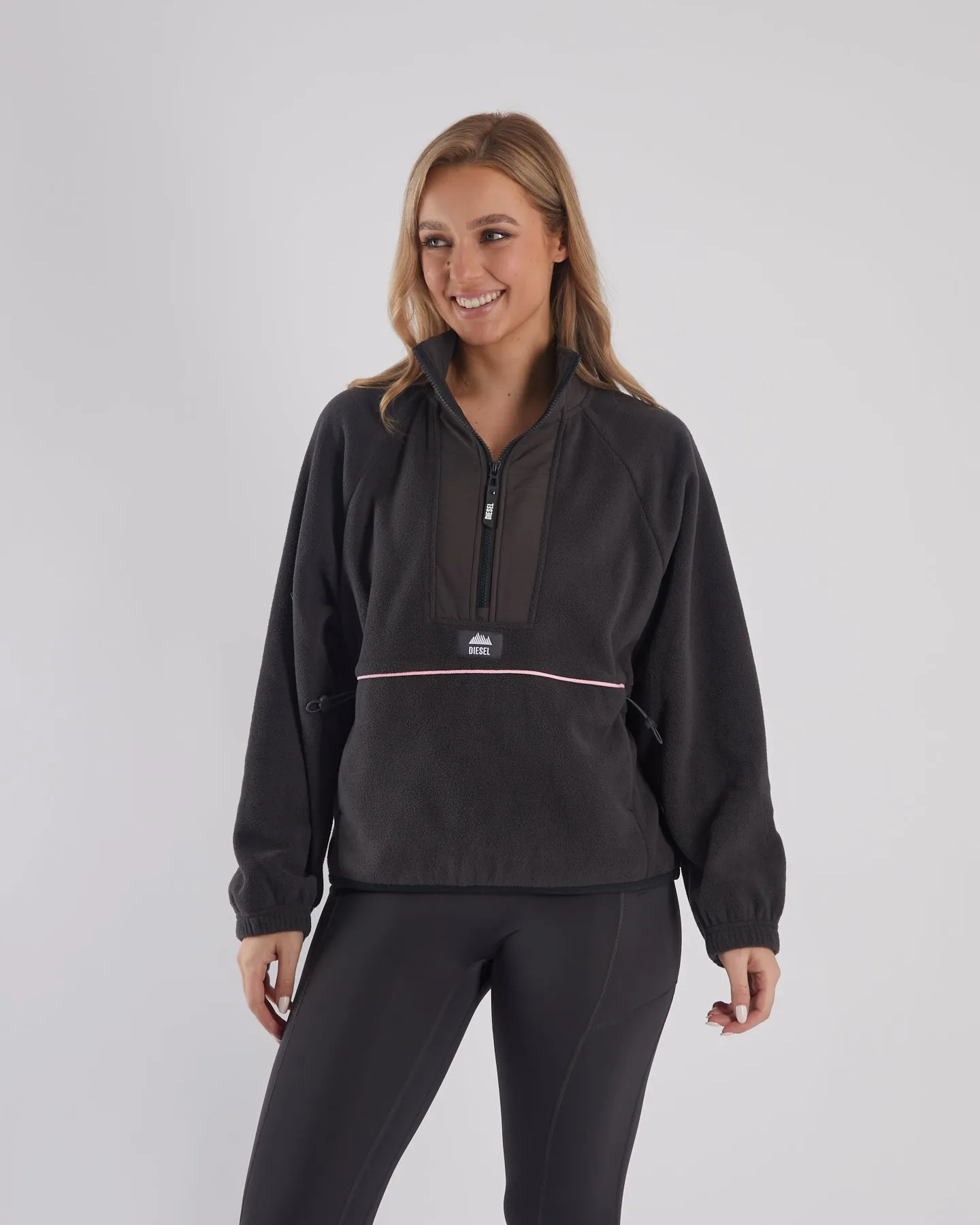 Yara Fleece Half Zip Dark Gray