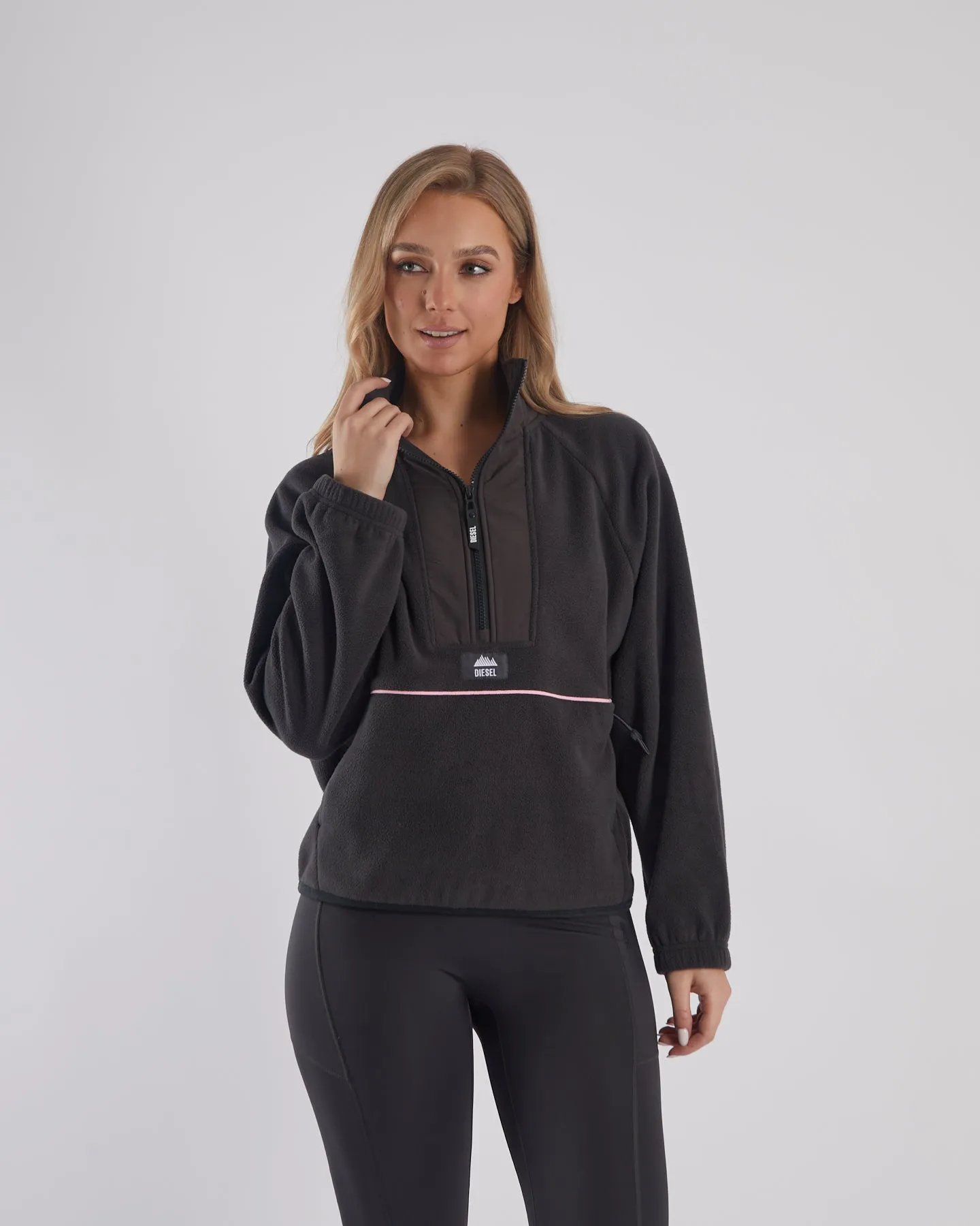 Yara Fleece Half Zip Dark Gray